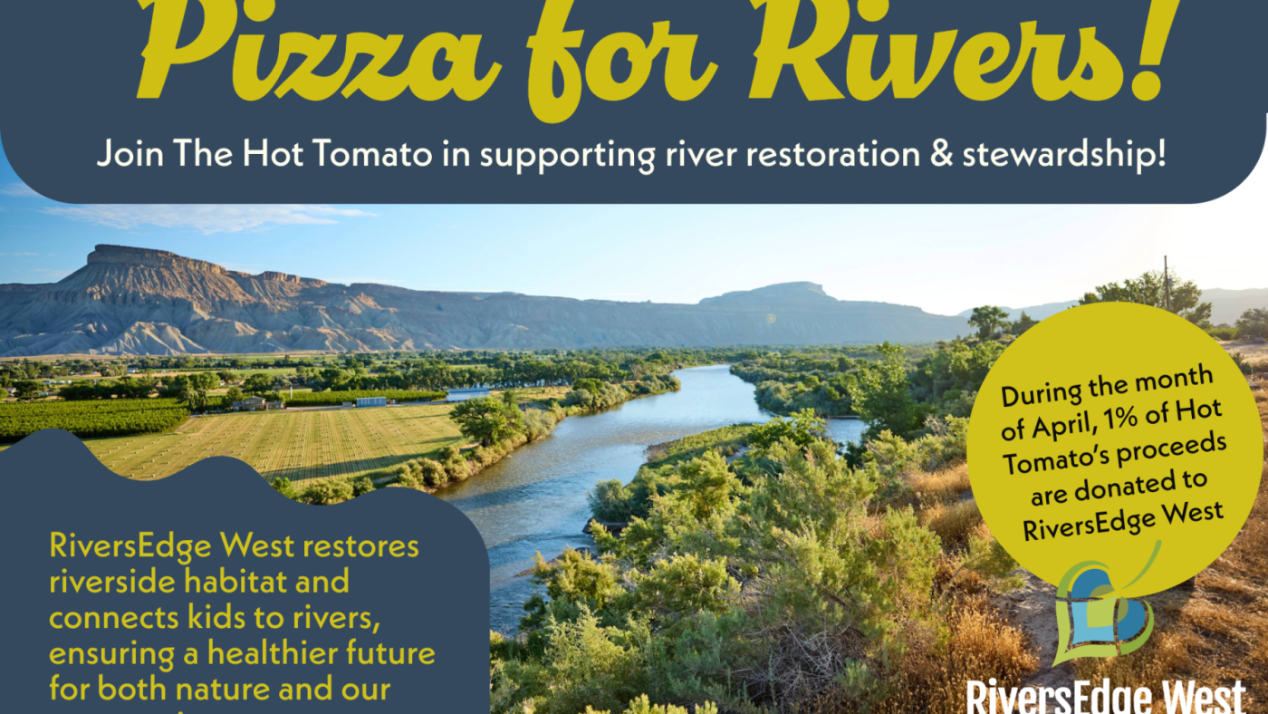 Pizza for Rivers flyer