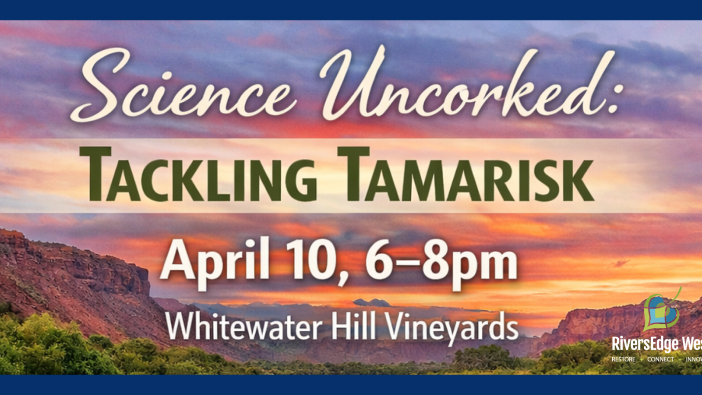Science Uncorked Tackling Tamarisk talk flyer